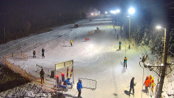 Kamera u nástupu na vlek svah A