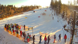 Kamera u nástupu na vlek svah A