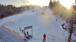 Kamera u nástupu na vlek svah A