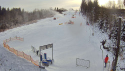 Kamera u nástupu na vlek svah A