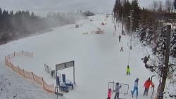 Kamera u nástupu na vlek svah A