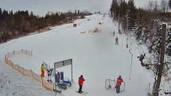 Kamera u nástupu na vlek svah A