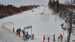 Kamera u nástupu na vlek svah A