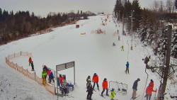 Kamera u nástupu na vlek svah A