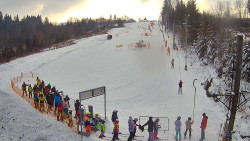 Kamera u nástupu na vlek svah A