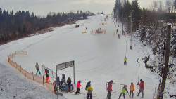 Kamera u nástupu na vlek svah A