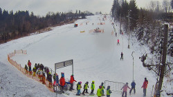 Kamera u nástupu na vlek svah A