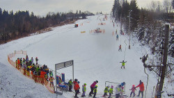 Kamera u nástupu na vlek svah A