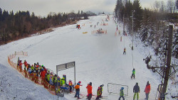 Kamera u nástupu na vlek svah A