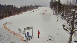 Kamera u nástupu na vlek svah A