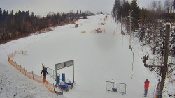 Kamera u nástupu na vlek svah A