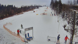 Kamera u nástupu na vlek svah A