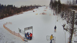 Kamera u nástupu na vlek svah A