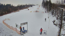 Kamera u nástupu na vlek svah A