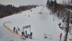 Kamera u nástupu na vlek svah A