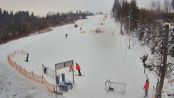 Kamera u nástupu na vlek svah A