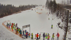 Kamera u nástupu na vlek svah A