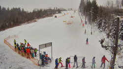 Kamera u nástupu na vlek svah A