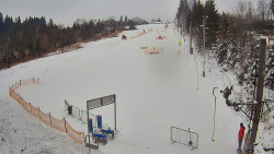 Kamera u nástupu na vlek svah A