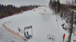 Kamera u nástupu na vlek svah A