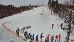 Kamera u nástupu na vlek svah A