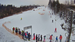 Kamera u nástupu na vlek svah A