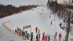 Kamera u nástupu na vlek svah A