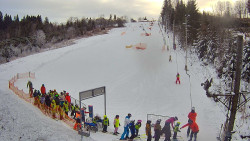 Kamera u nástupu na vlek svah A