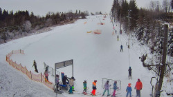 Kamera u nástupu na vlek svah A