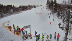 Kamera u nástupu na vlek svah A