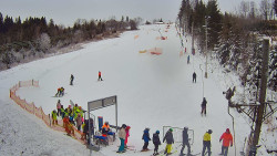 Kamera u nástupu na vlek svah A