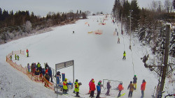 Kamera u nástupu na vlek svah A