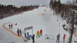 Kamera u nástupu na vlek svah A