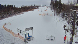 Kamera u nástupu na vlek svah A