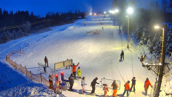 Kamera u nástupu na vlek svah A