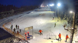 Kamera u nástupu na vlek svah A