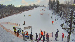 Kamera u nástupu na vlek svah A