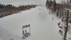 Kamera u nástupu na vlek svah A