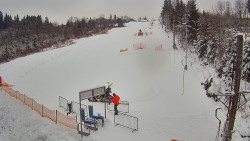 Kamera u nástupu na vlek svah A