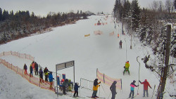 Kamera u nástupu na vlek svah A