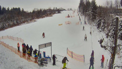 Kamera u nástupu na vlek svah A