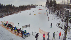 Kamera u nástupu na vlek svah A