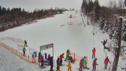 Kamera u nástupu na vlek svah A