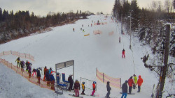 Kamera u nástupu na vlek svah A