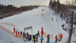 Kamera u nástupu na vlek svah A