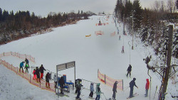 Kamera u nástupu na vlek svah A