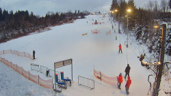 Kamera u nástupu na vlek svah A