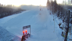 Kamera u nástupu na vlek svah A