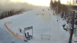 Kamera u nástupu na vlek svah A