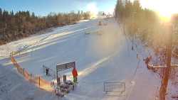 Kamera u nástupu na vlek svah A